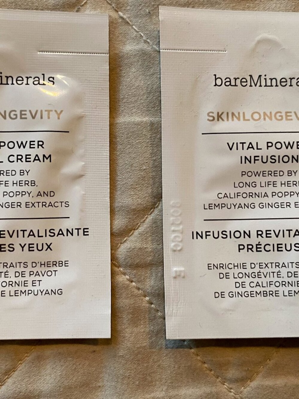 bareMinerals-SkinLongevity Vital Power Infusion & Vital Power Eye Gel Cream